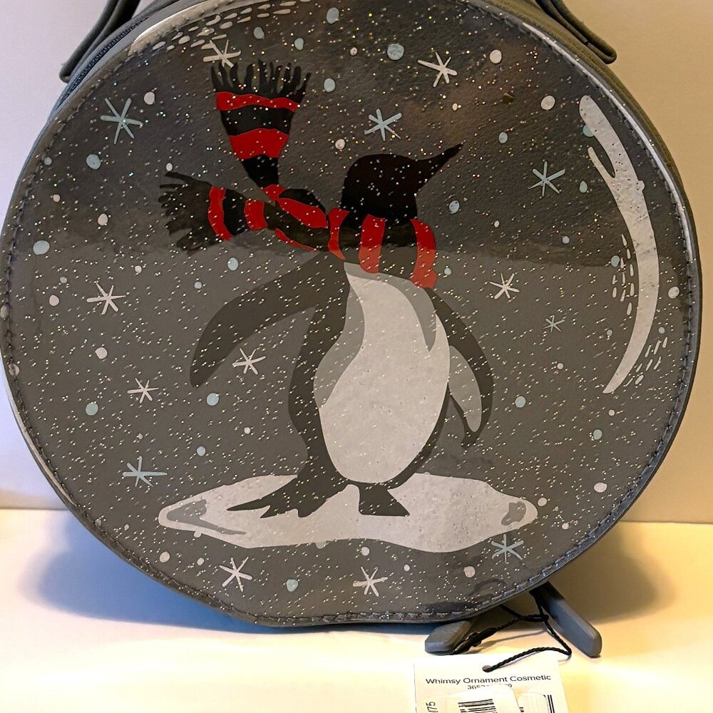 Penguin Whimsey Ornament Cosmetic Case
